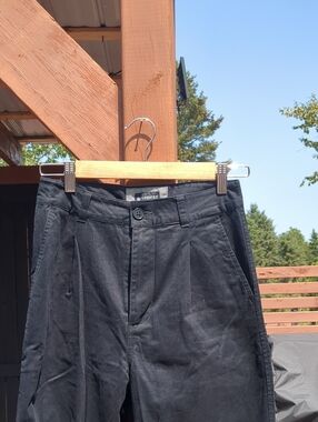 -ELEMENT- Women's Straight Leg High Rise Black Chino Pants Size 26